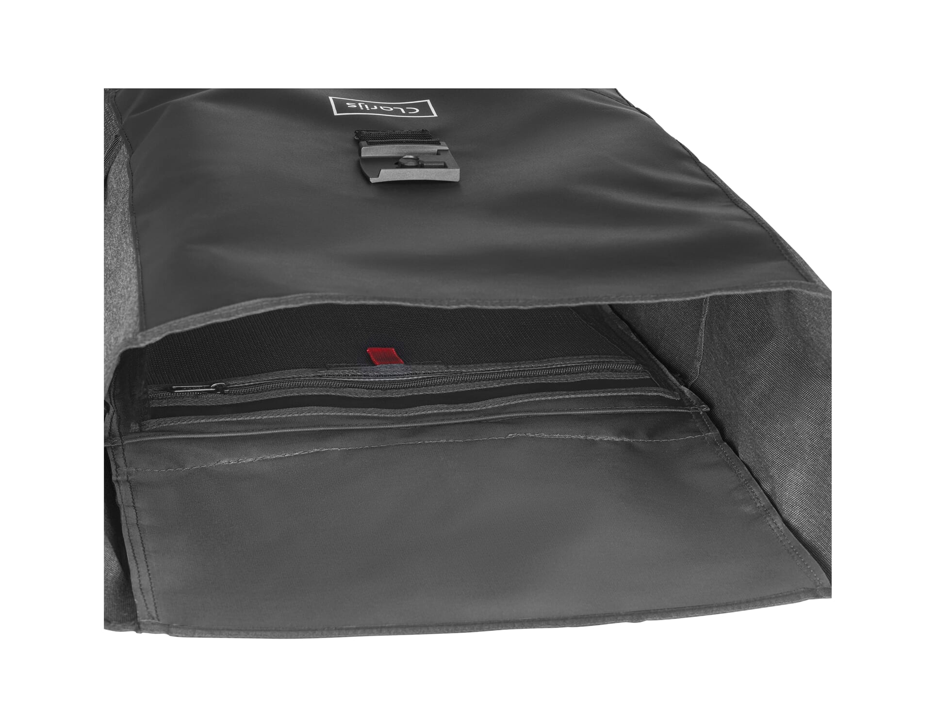 Clarijs rugtas variobag 24l zwart-grijs