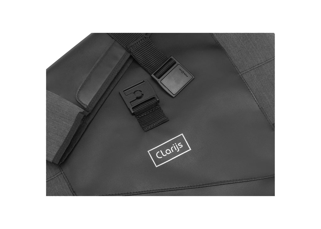 Clarijs rugtas variobag 24l zwart-grijs