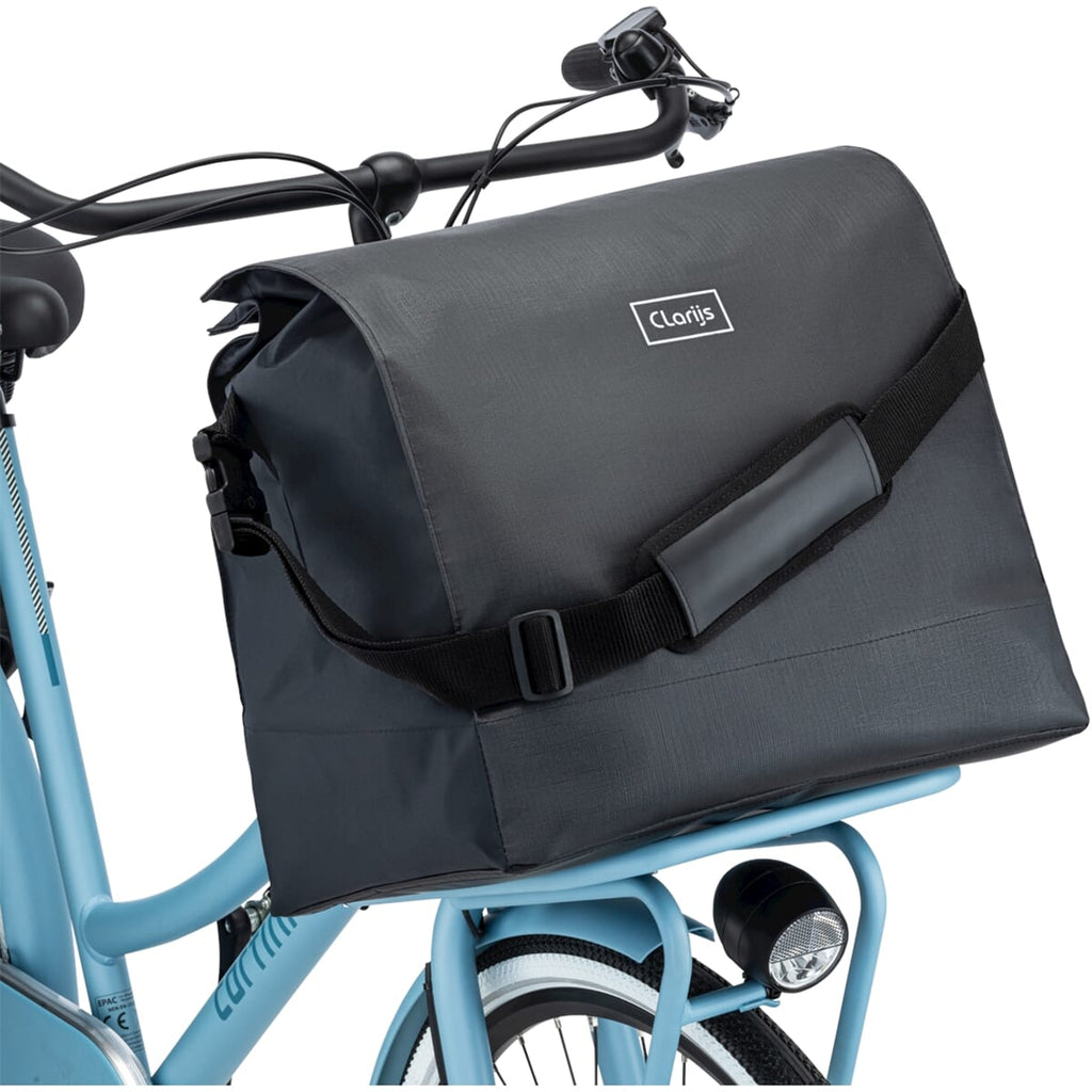 clarijs single bikebag frontbag 30l zwart