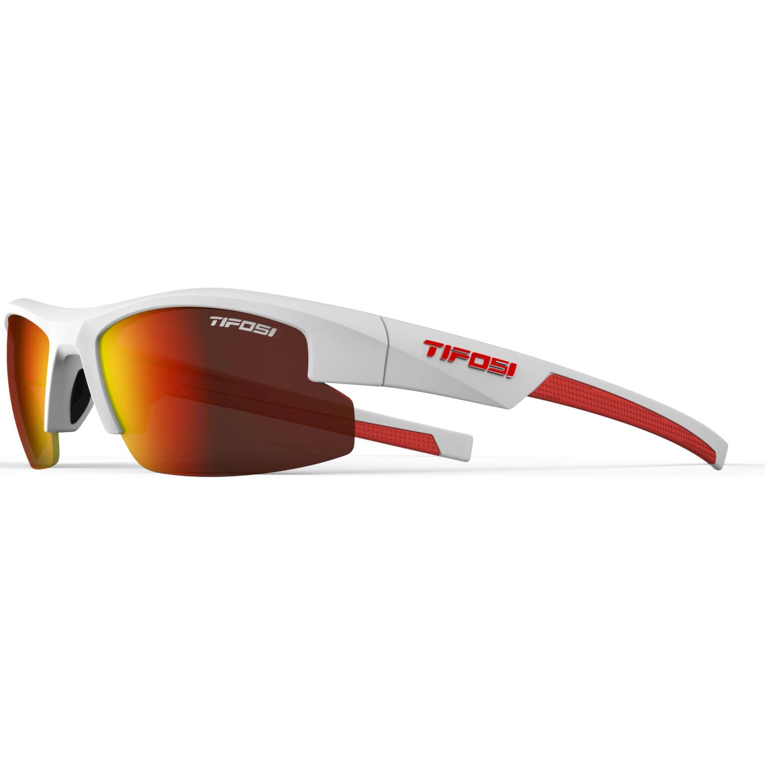 Tifosi Bril ShutOut mat wit rood (XS S)
