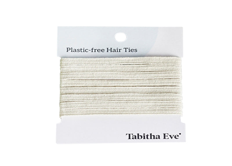 Tabitha Eve Plasticvrije Haar elastiekjes 8 stuks creme