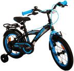 Volare Thombike Kinderfiets Jongens 14 inch Zwart Blauw Twee Handremmen