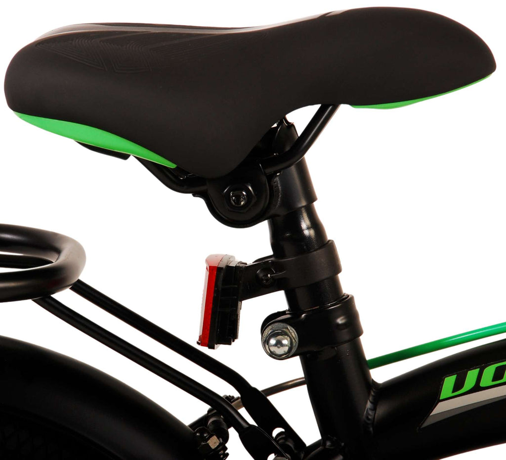 Volare Thombike Kinderfiets Jongens 14 inch Zwart Groen Twee Handremmen