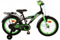 Volare Thombike Kinderfiets - Jongens - 16 inch - Zwart Groen - Twee Handremmen