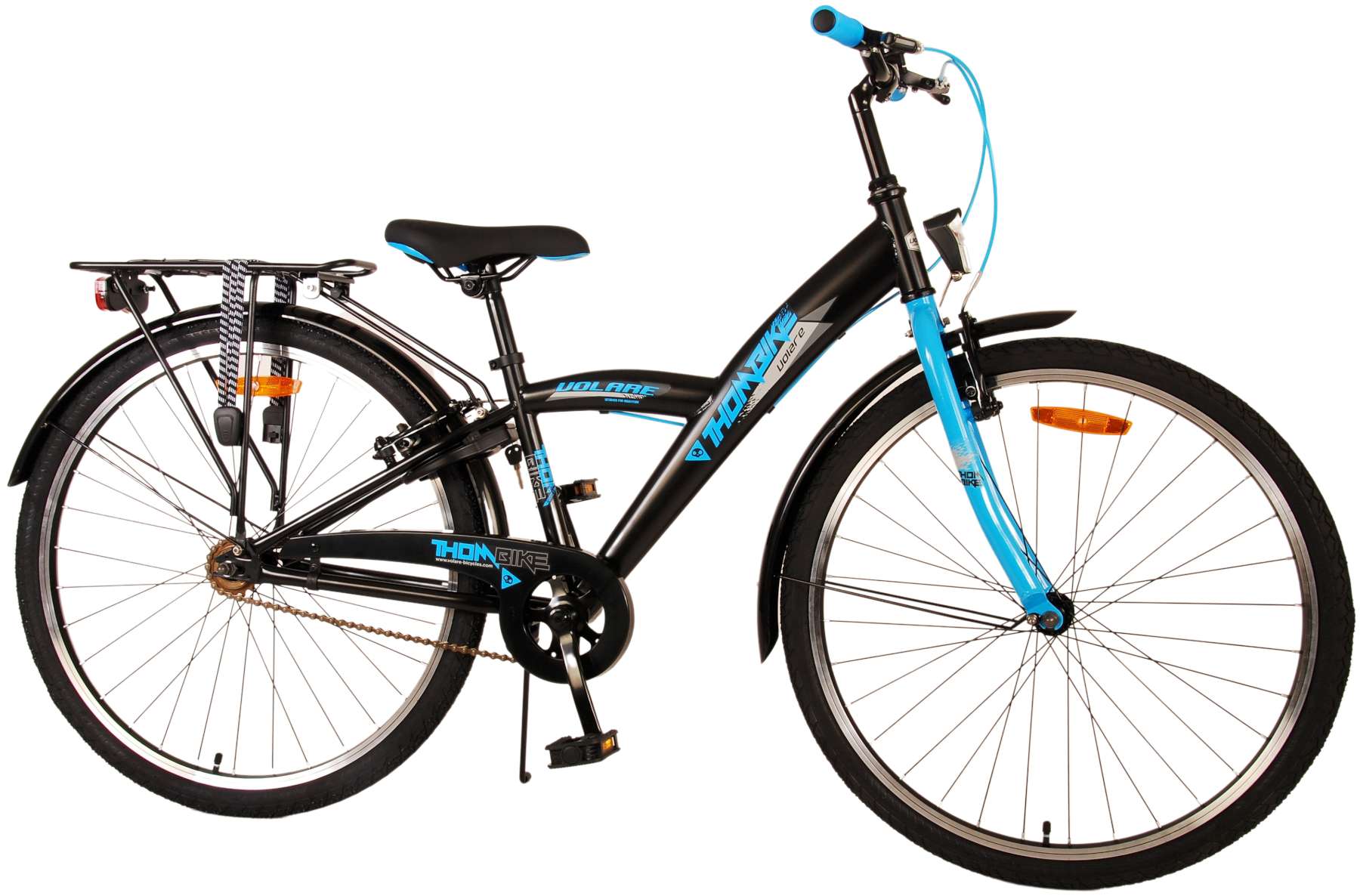 Volare Thombike Kinderfiets Jongens 26 inch Zwart Blauw Twee Handremmen