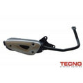 Uitlaat straight china scooter GY6 motor 4 takt 12