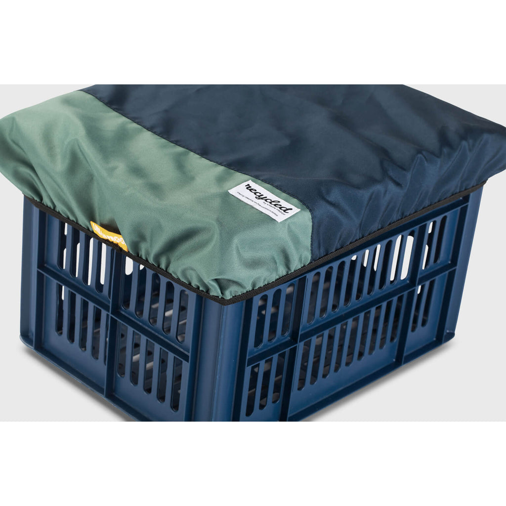 krathoes 40 x 30 cm polyetheen blauw/groen