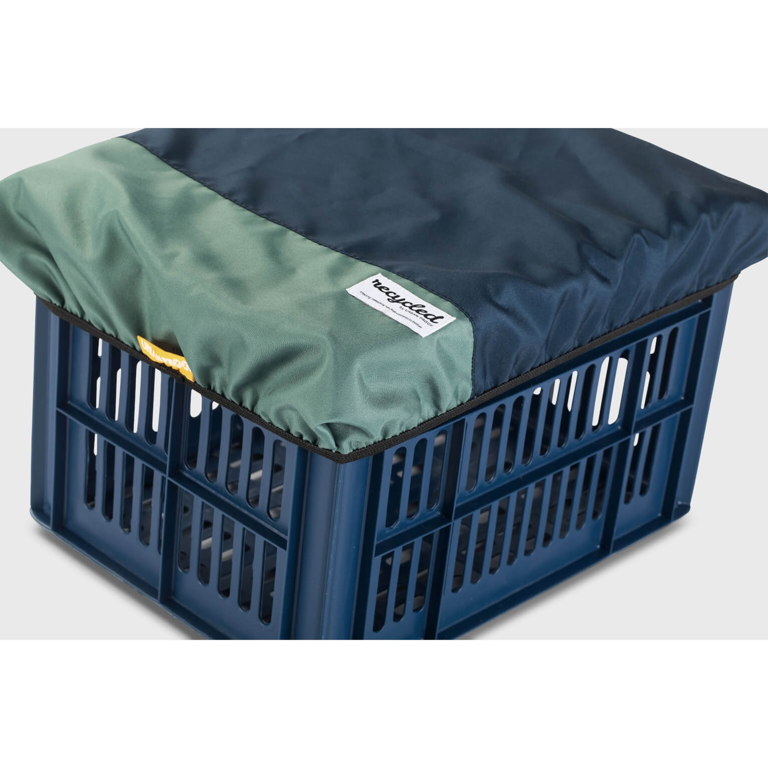 krathoes 40 x 30 cm polyetheen blauw/groen