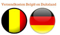 Verzendkosten Belgie en Duitsland