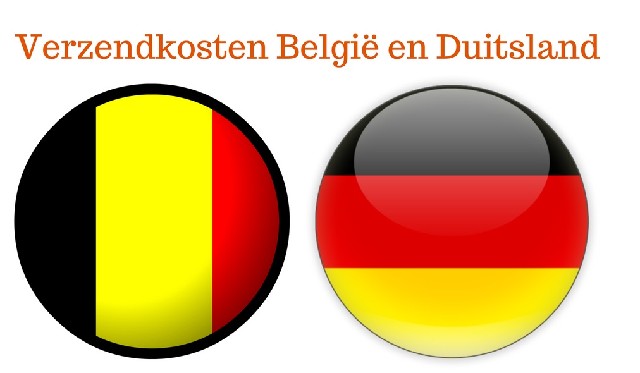 Verzendkosten Belgie en Duitsland