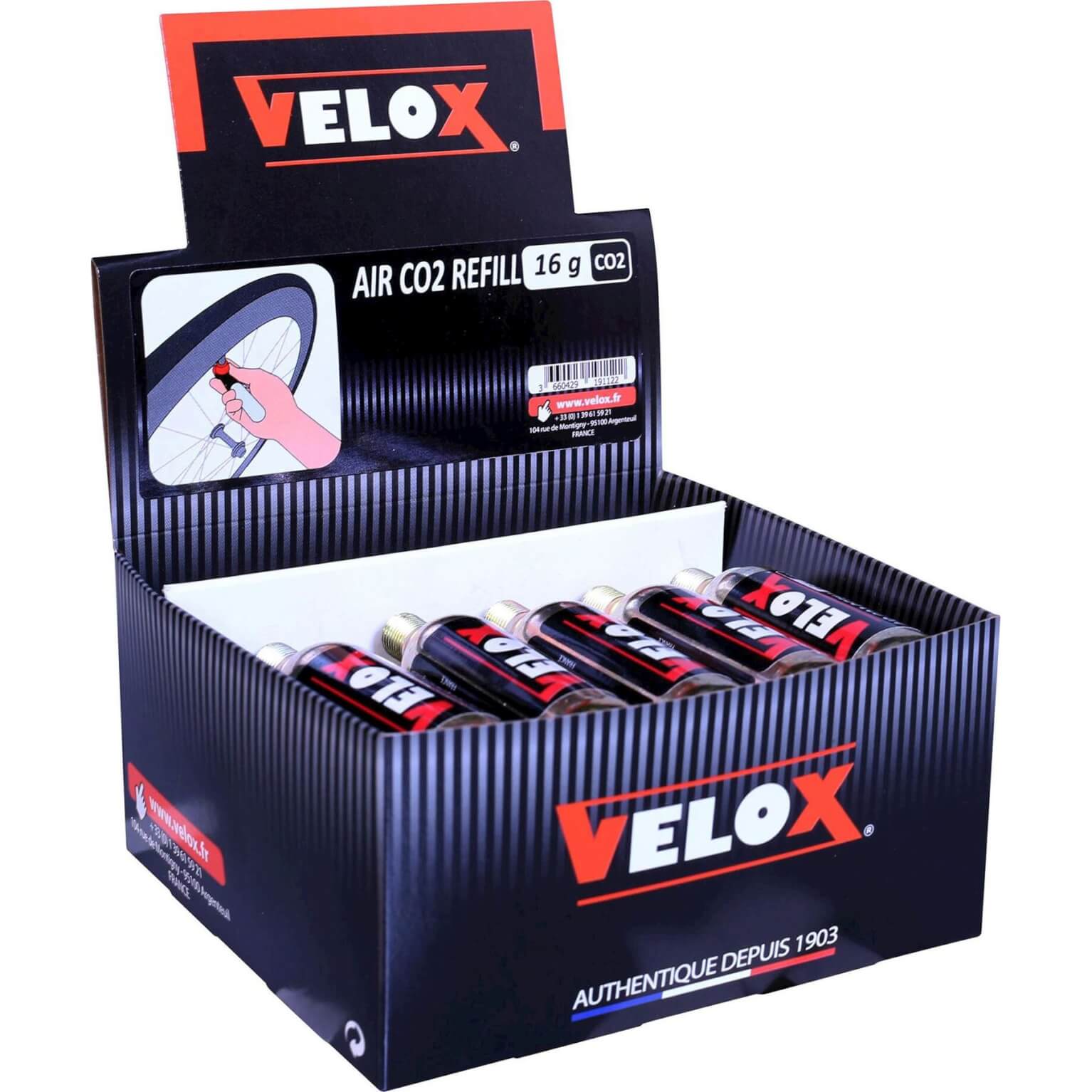 Velox Display Co2 patronen 16gr (15)