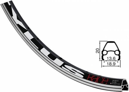 Velg 28 inch 622 race stylus zwart