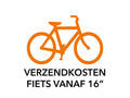 Verzendkosten fiets groter dan 16