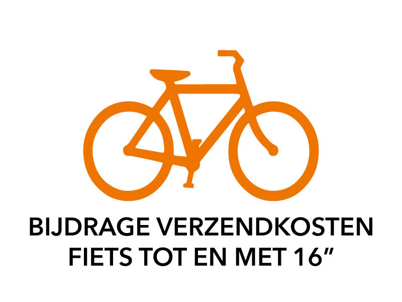 Dr Bijdrage verzendkosten per fiets tm 16"