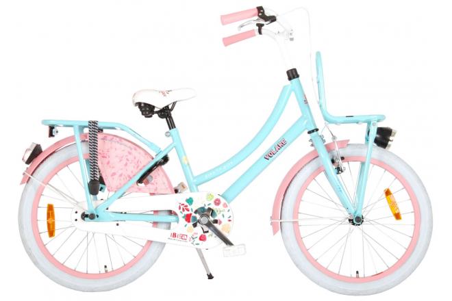 Volare Ibiza Kinderfiets - Meisjes - 20 inch - Blauw/Roze - 95% afgemonteerd