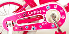 Volare Lovely Kinderfiets Meisjes 12 inch Roze Wit Twee Handremmen
