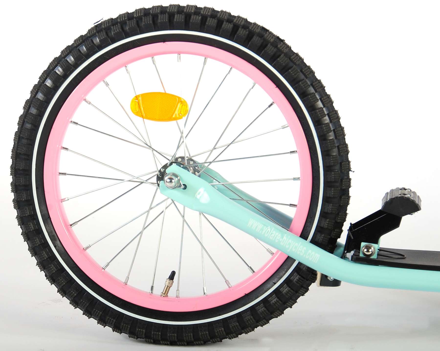 Volare Step Meisjes 16 inch Mint Blauw