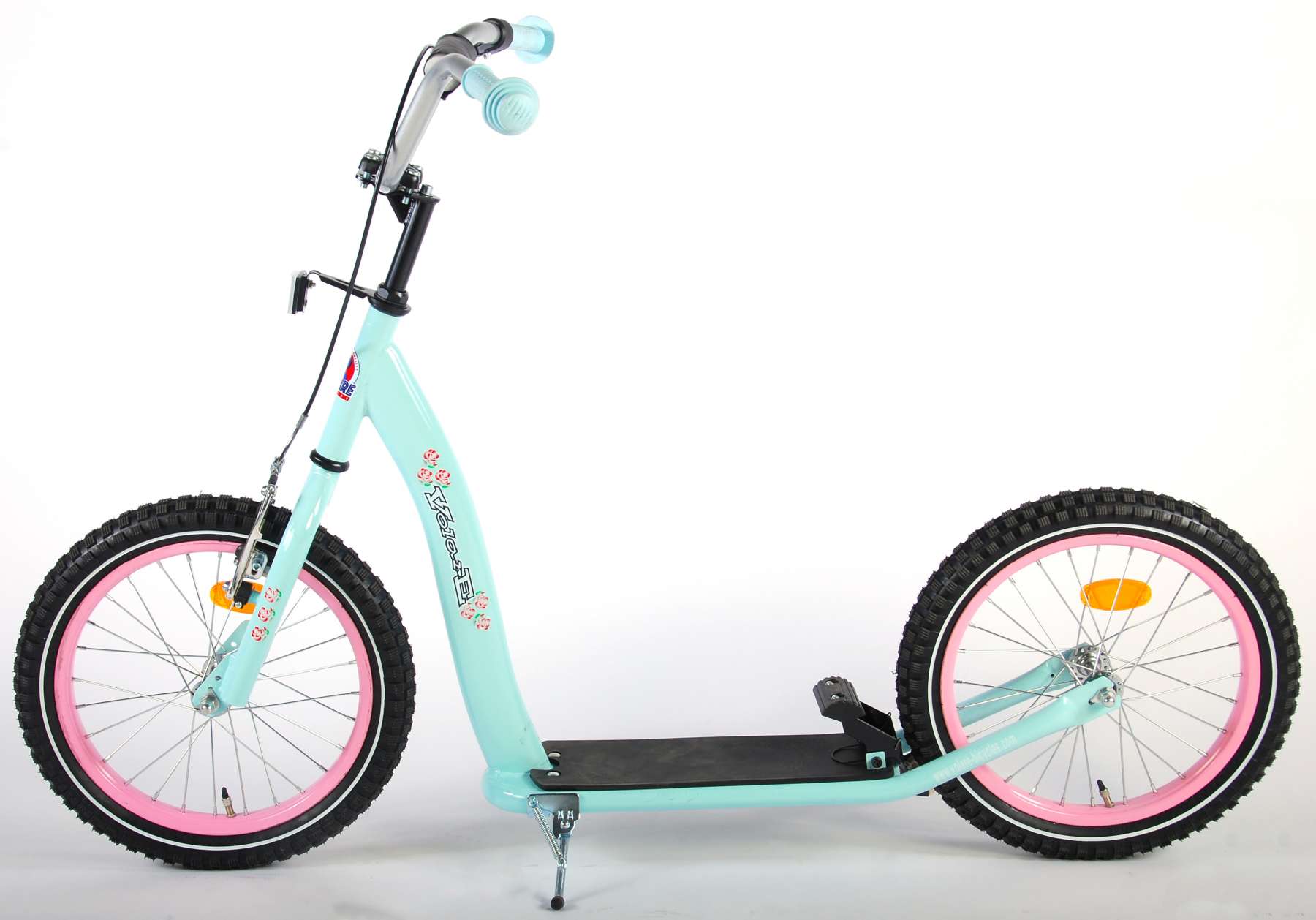Volare Step Meisjes 16 inch Mint Blauw