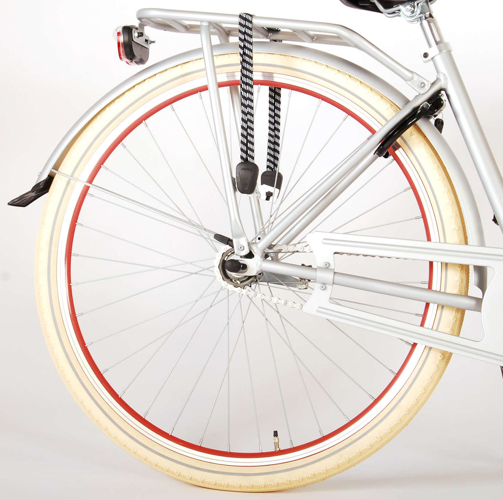 VOLARE Oma Meisjesfiets51 centimeter Mat Zilver