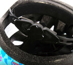 Volare kinder fietshelm - xs - blauw roze bloemetjes - 47-51 cm - extra klein model