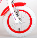 Volare Lovely Kinderfiets Meisjes 12 inch Rood Wit Twee Handremmen