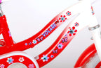 Volare Lovely Kinderfiets Meisjes 12 inch Rood Wit Twee Handremmen