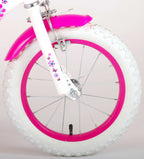 Volare Lovely Kinderfiets - Meisjes - 14 inch - Roze Wit