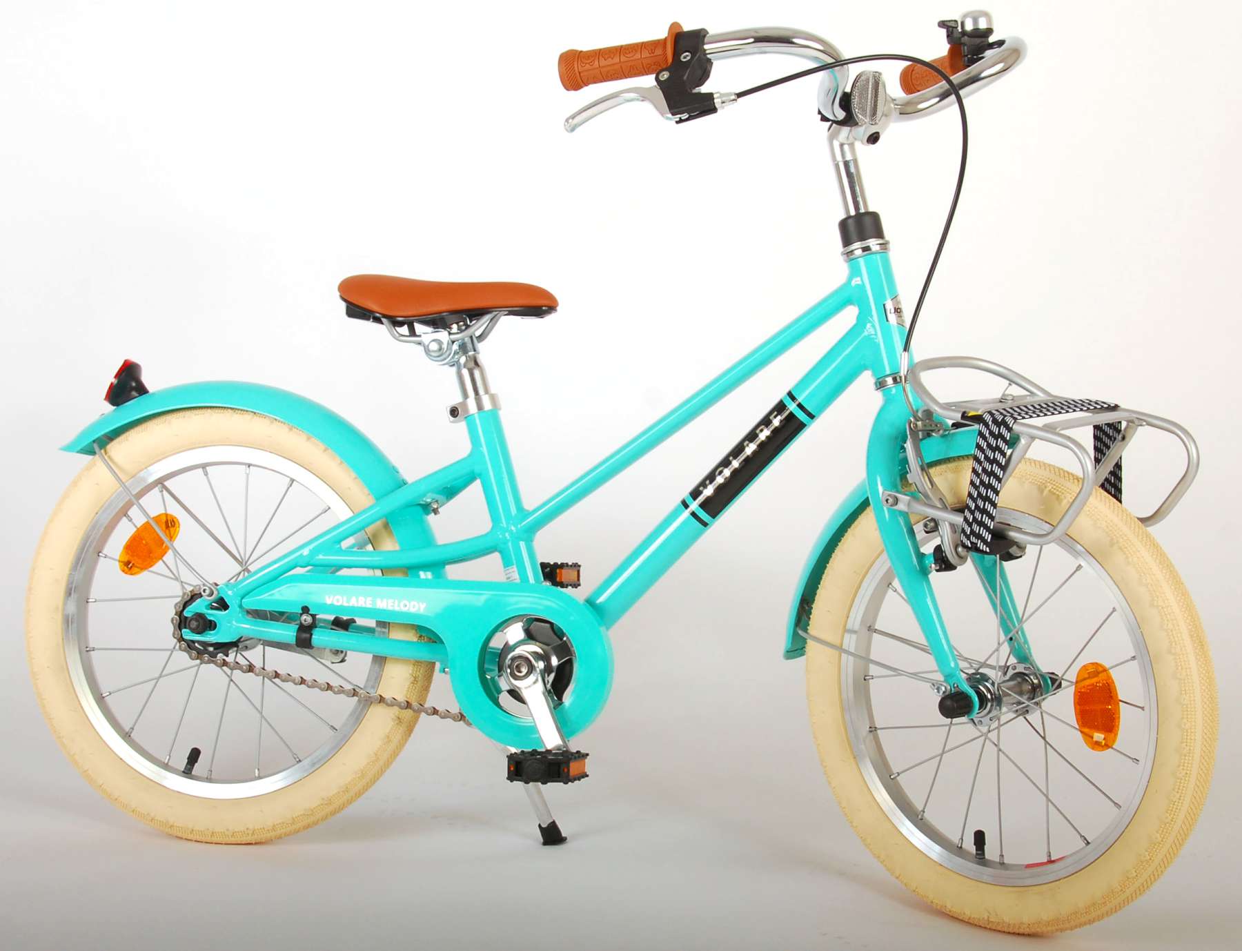 Volare Melody Kinderfiets - Meisjes - 16 inch - Turquoise - Prime Collection
