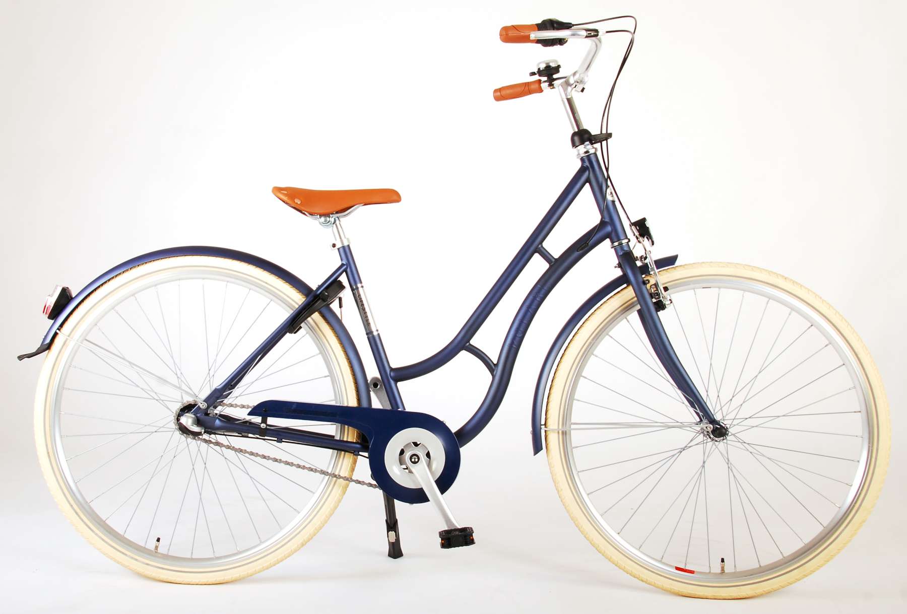 VOLARE Lifestyle Meisjesfiets Tiener 48 cm lage zadelstand Blauw 3 versnellingen