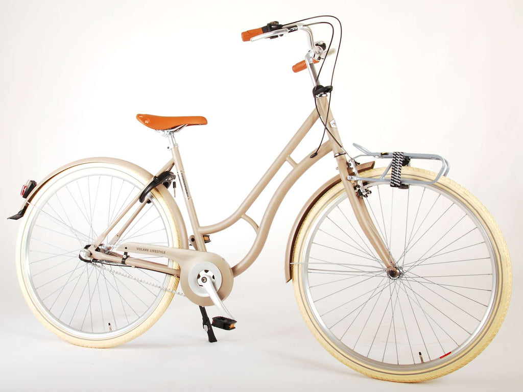 VOLARE Lifestyle Meisjesfiets 51 centimeter Zand 3 versnellingen