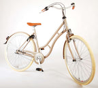 VOLARE Lifestyle Meisjesfiets Tiener 48 cm lage zadelstand Zand 3 versnellingen