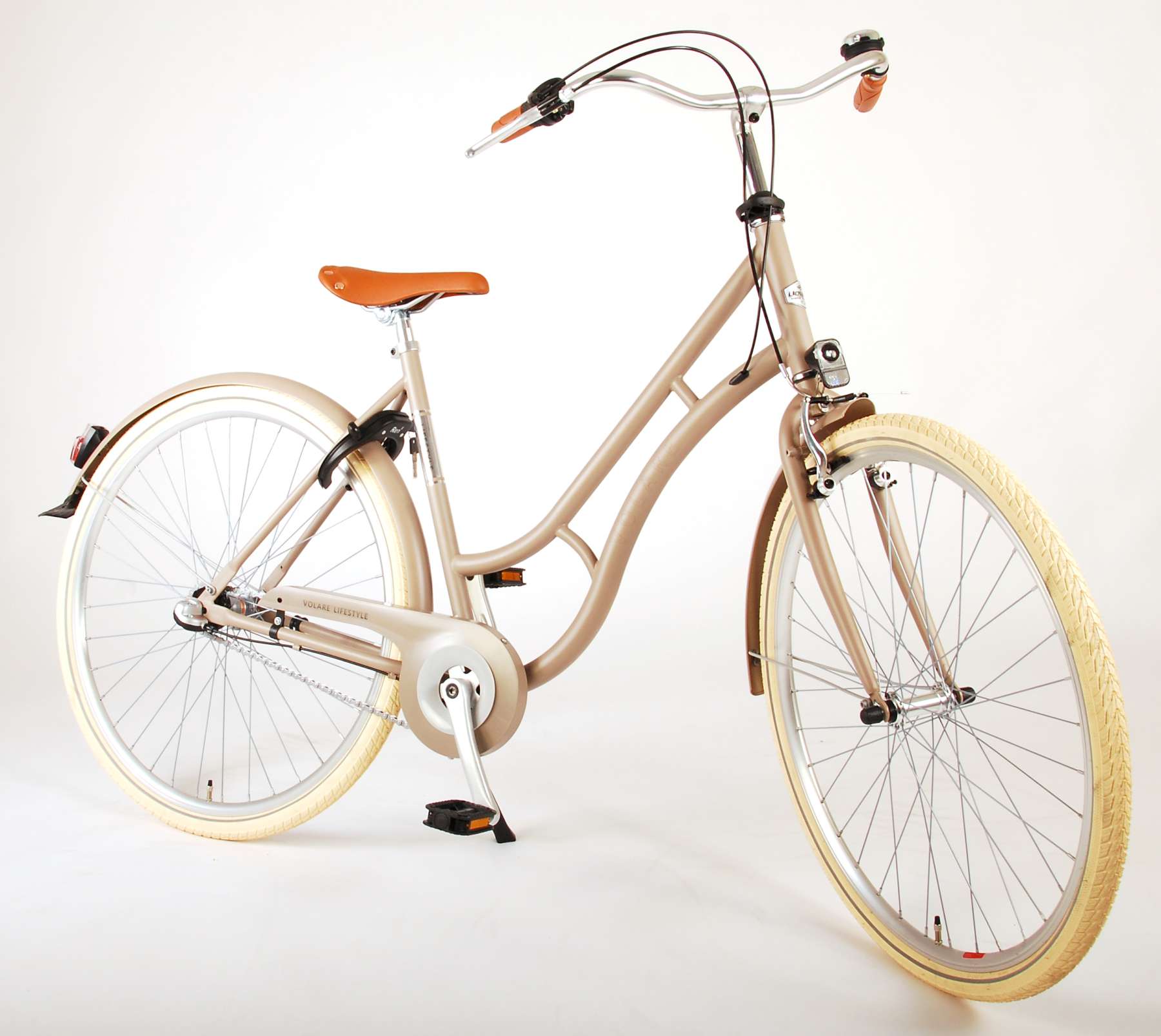 VOLARE Lifestyle Meisjesfiets 51 centimeter Zand 3 versnellingen