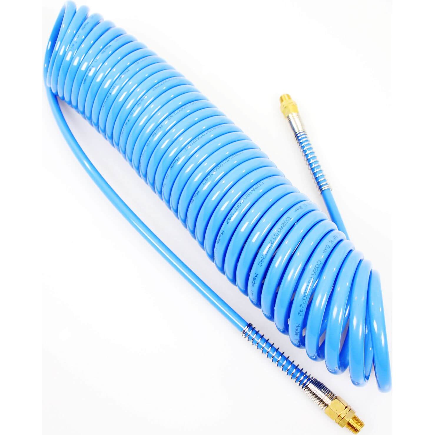 Whispair spiraalslang blauw 8mm