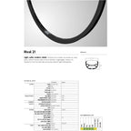 Velg Rival 21 27,5 584 32g 14G disc alu zwart