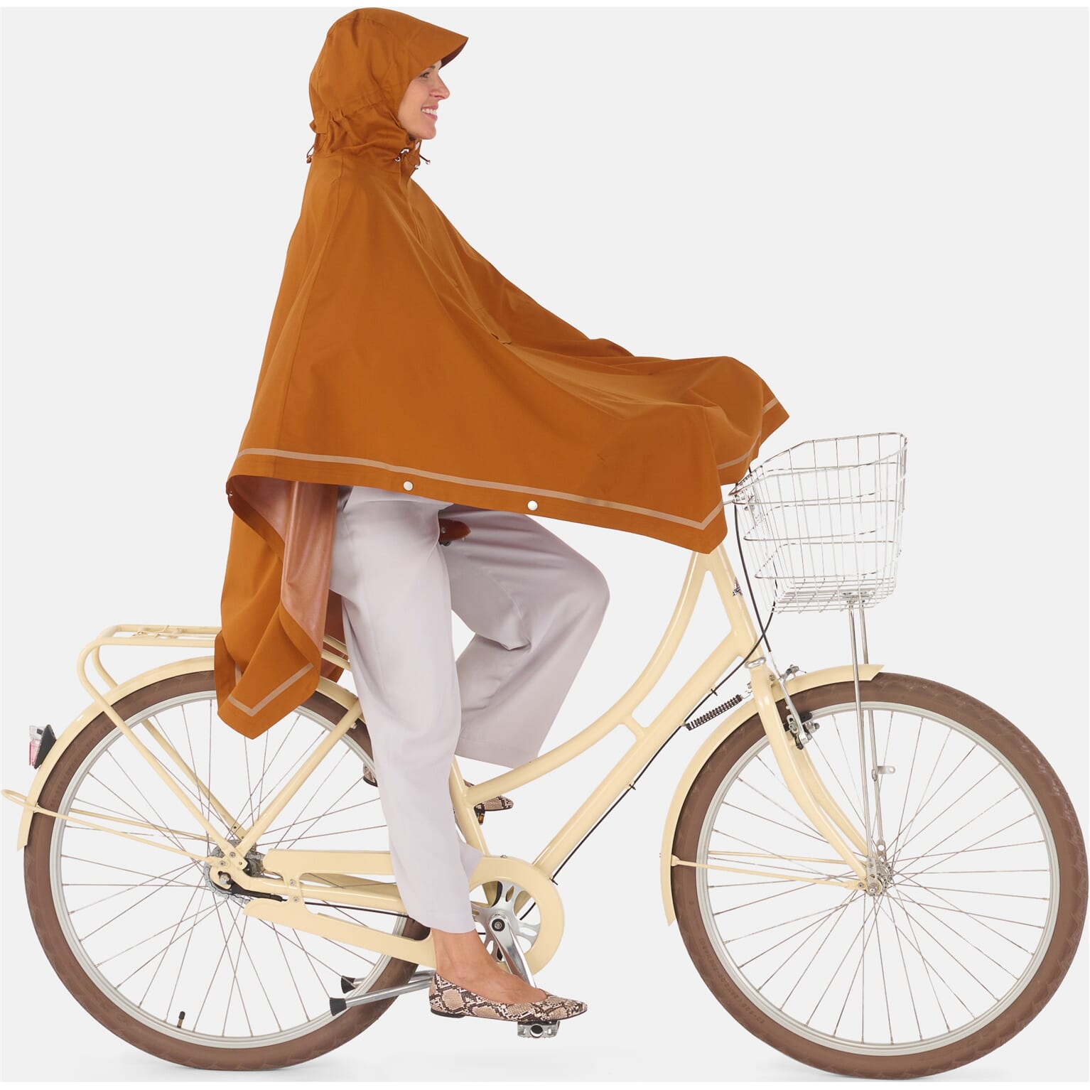 Weathergoods sweden poncho imbris copper m l
