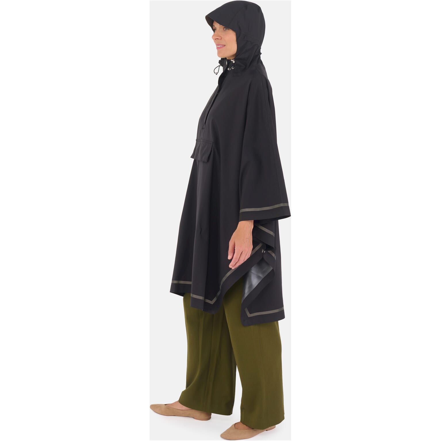 Weathergoods sweden poncho imbris black s m