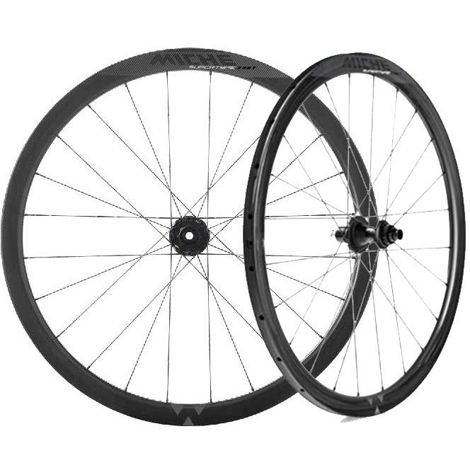 Miche wielset Supertype 336TDX 28" Campa naaf tube carbon