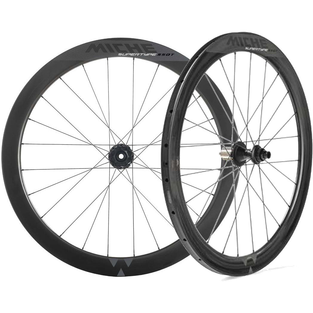 Miche wielset Supertype 550TDX 28" Shimano naaf tube carbon