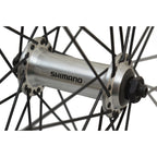 Velox voorwiel 28 m240 9x4 rvs - spaak zwart