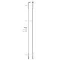 Sapim Spaak 14-282 CX-Ray plat zilver met nippel (20st)
