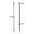 Sapim Spaak 14-260 CX-Ray plat recht zilver met nippel (20st)