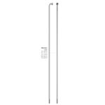 Sapim spaak 13-262 Leader RVS met nippel (100st)