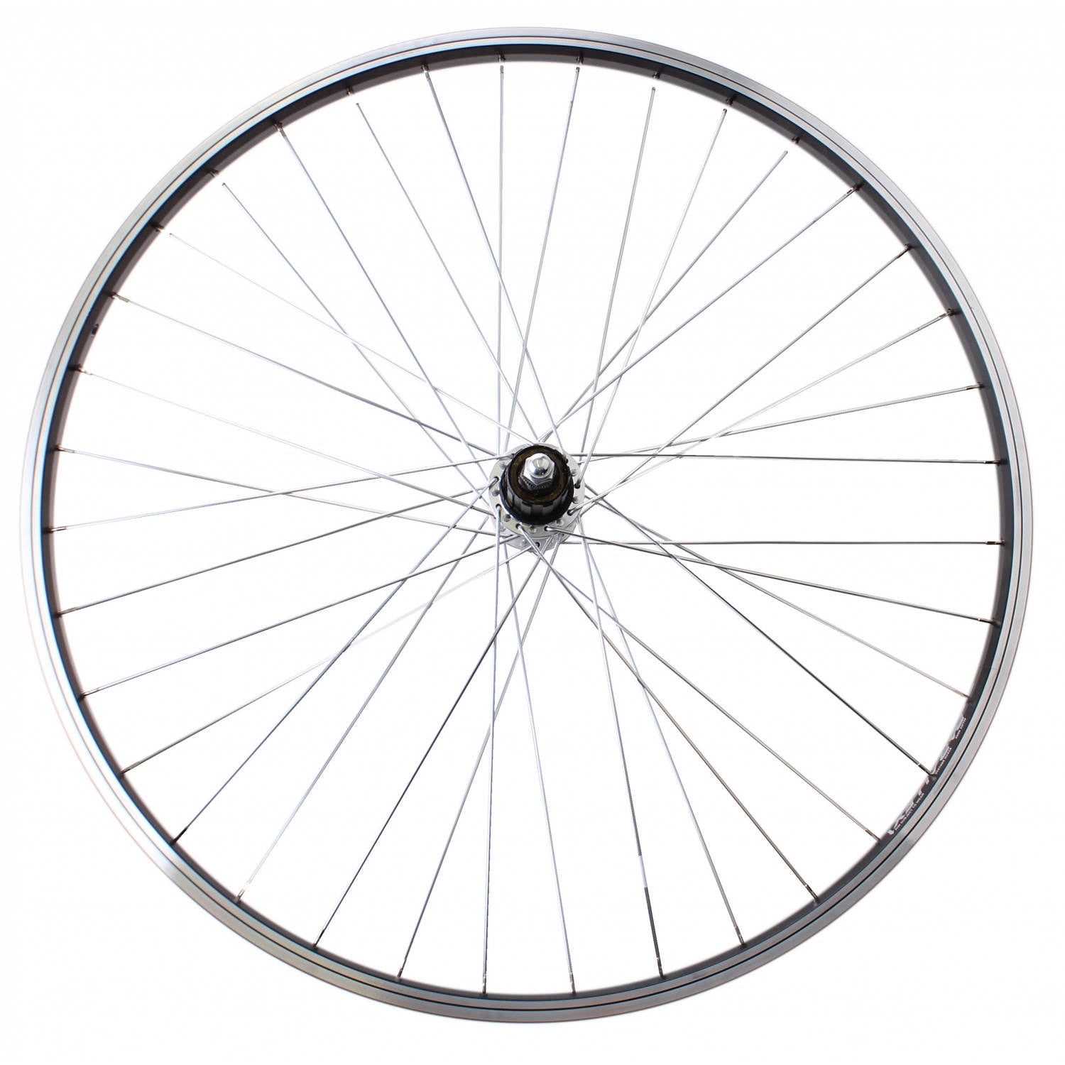 Achterwiel 26-1.75 559 8v cass vast alu velg paralex zwart