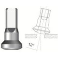 Sapim spaaknippel 14 Inverted 12mm zilver bol (100st)