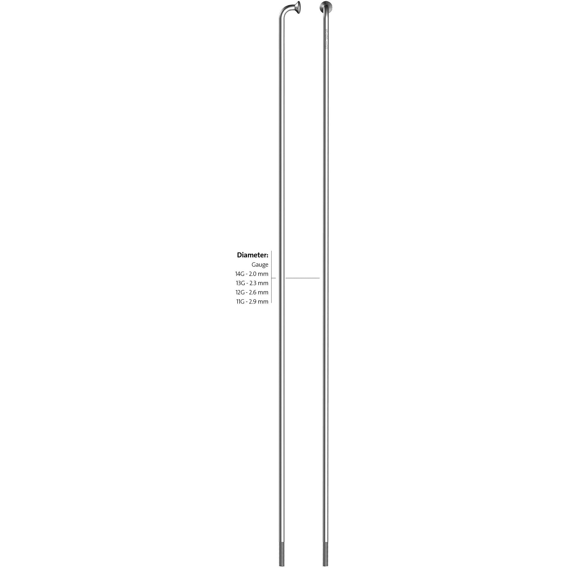 Alpina Spaak Zink 14-296 zonder nippel zilver (144st)