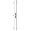 Sapim spaak 14-264 x-strong rvs zonder nippel (100st)