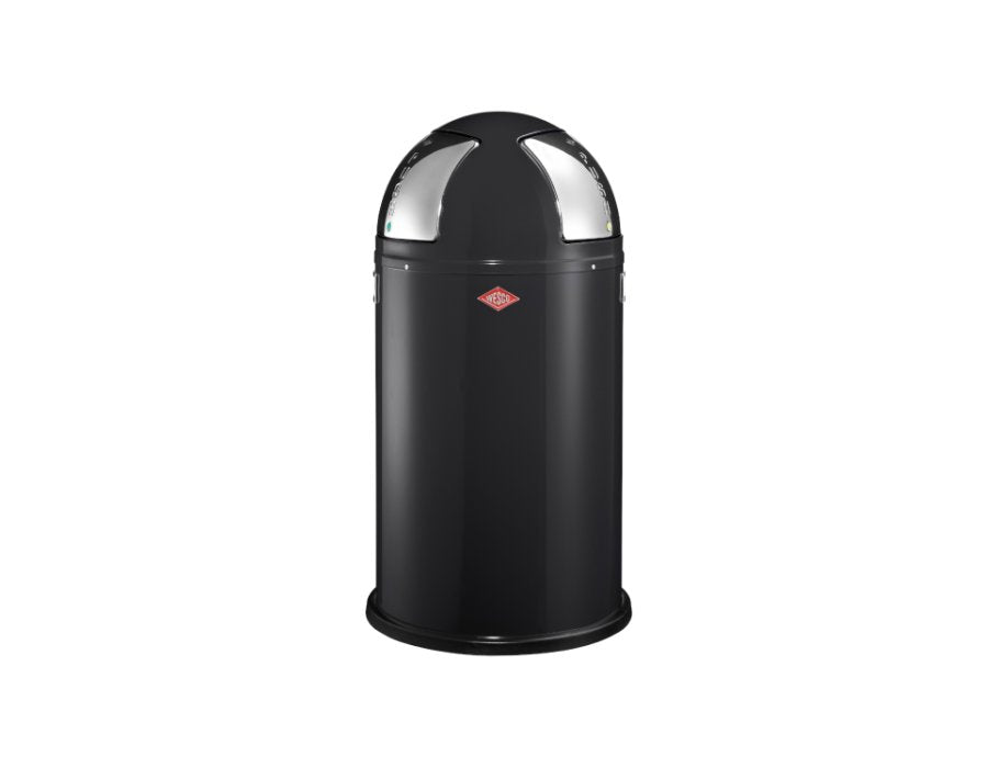 Wesco Prullenbak push two zwart