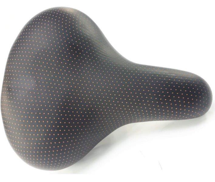 Zadel import met stip + strop bruin