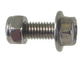 Spatbordbout Xtrabike met moer m5x12 rvs