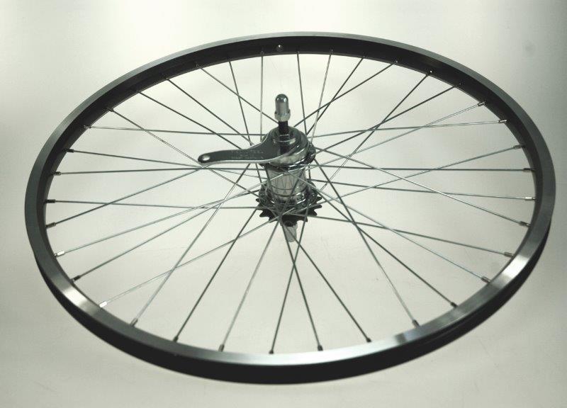 Steel Achterwiel 24x1.75 Velosteel remnaaf
